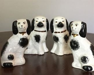 Staffordshire style dog figurines