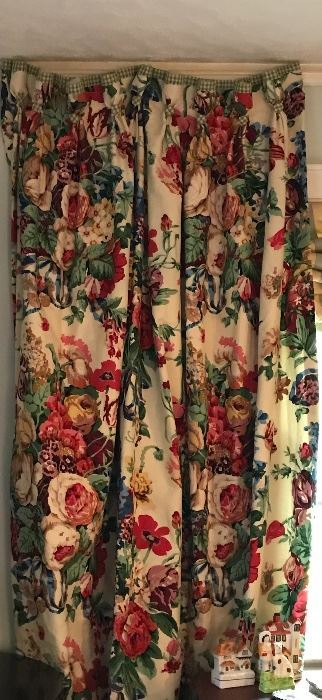 Handmade curtains (pair)