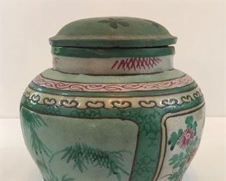 Asian clay ginger jar