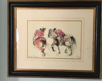 Equestrian print by Bella Pieroni