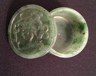 Small Jade trinket box/dish