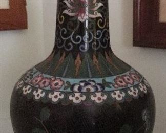 Asian Cloisonne vase