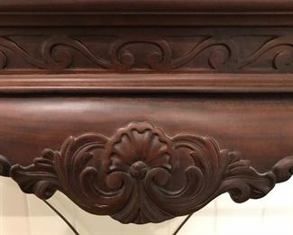 Detail on sofa table