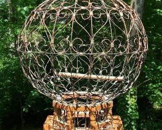 Victorian hot air balloon bird cage