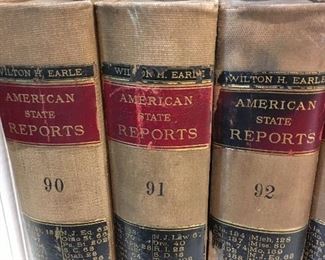 "American State Reports" books 90 - 92