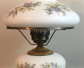 Hand painted parlor lamp (pair)