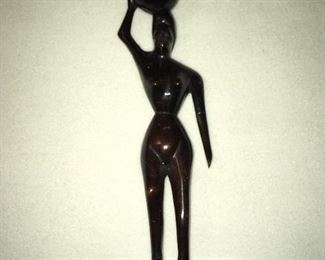 African wood statue