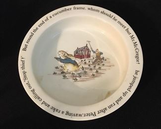 Wedgwood of Etruria & Barlaston  Peter Rabbit bowl (Beatrix Potter)