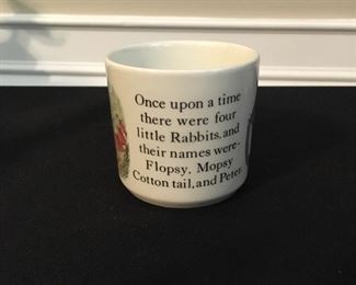 Alternate view of Peter Rabbit mug