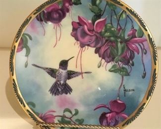 Pickard hummingbird plate