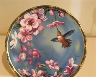 Pickard hummingbird plate