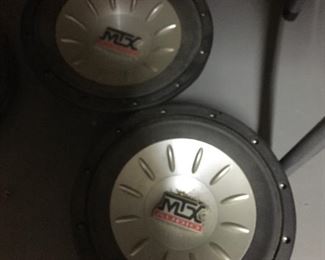 MTX Thunder8000 speakers (pair)