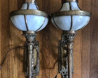 Neo-classical style torch lights