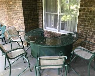 Alternate view of patio bar and stools