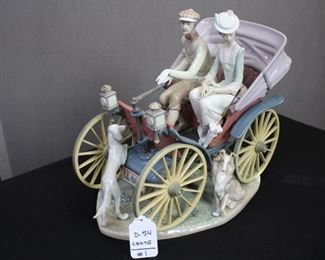 D54 #1  A Sunday Drive Lladro Limited Edition (1,000) #01001510 Retired 1992

