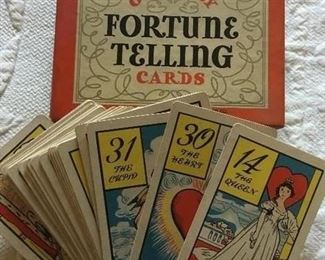 Antique Fortune Telling Cards.