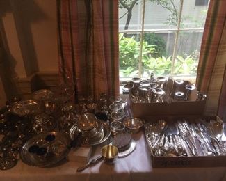 Large Collection of Sterling Silver ,a few pieces of Coin Silver.