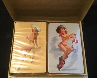 Vintage Pin-Up Playing Cards