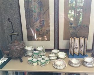 Antique Brass Tea Pot, Antique Tea Sets.