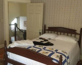 Antique Bed & Quilt.