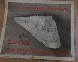 Antique Zephyr Toy Train.