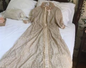 Antique Lace Dressing Gown.