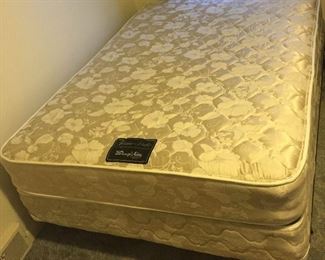 Full size mattress & box spring by Sleep-Aire - with metal frame