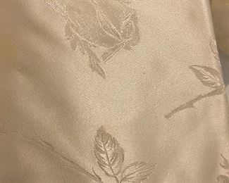 Close up of wedding dress fabric