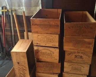 Wooden crates galore! 