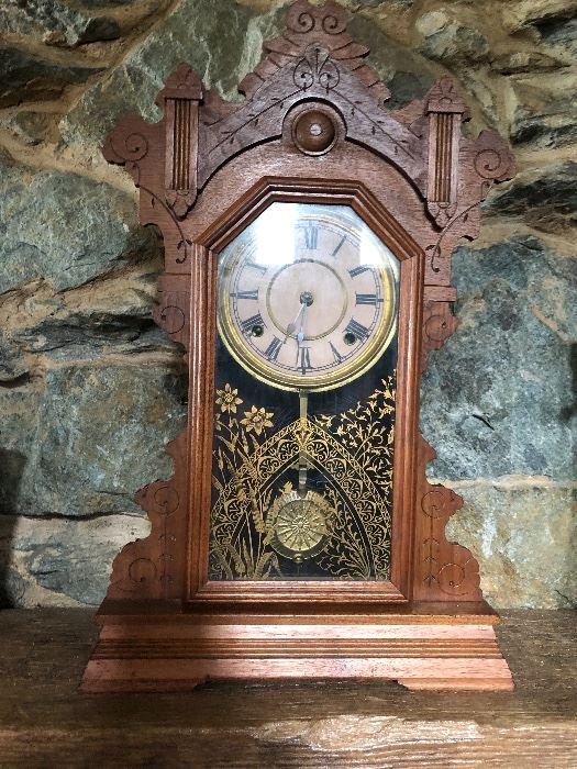 Seth Thomas walnut kitchen clock