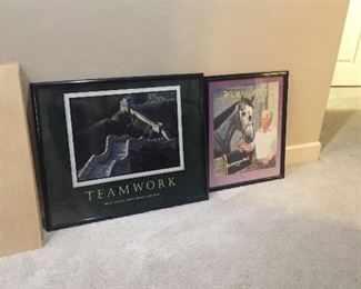 Miscellaneous framed prints