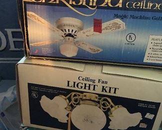 Ceiling fan and light fixture New In Box