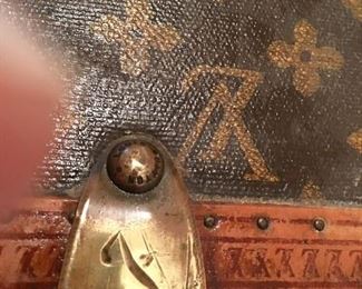 Rare find 1920's (especially in this good of condition for age) Louis Vuitton Monogram Steamer Travel Trunk. 