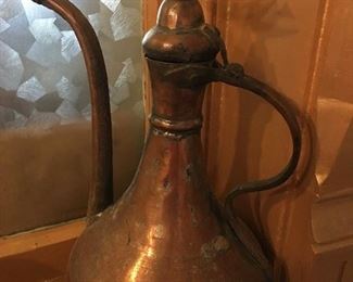 Vintage copper pitcher