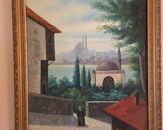 Painting by S. Maverick