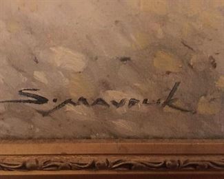 Painting by S. Maverick