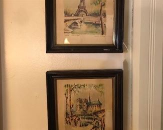 Vintage Paris prints