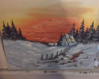 Painting by Brown