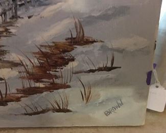 Painting by Brown