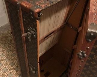 Rare find 1920's (especially in this good of condition for age) Louis Vuitton Monogram Steamer Travel Trunk. We have taken several pictures of trunk to view.