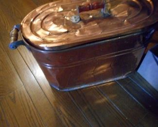 Copper wash pot