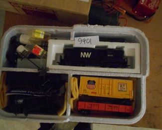 Few parts of a train set