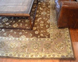 Wool rug from Restoration Hardware, measures approx. 8' X 10'