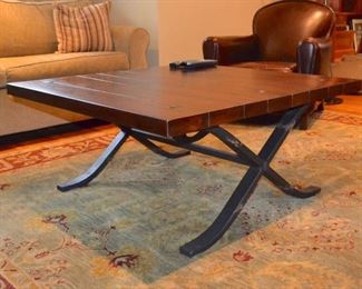 Cross-leg coffee table