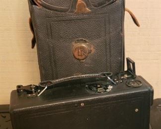 Antique Cine-Kodak Movie Camera - All original with Leather Carry Case