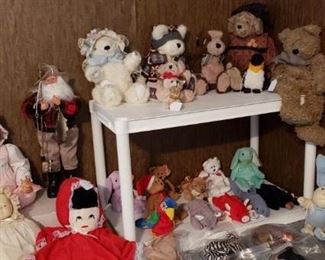 Dolls, Stuffed animals and more
