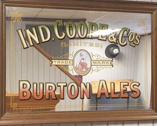 Framed Beer Mirror Art