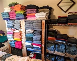 Sweatshirts, Tote Bags, Denim Shirts, Khaki Shirts
