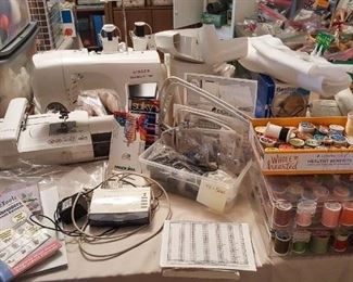 Singer XL-5000 Embroidery Machine and Accessories
