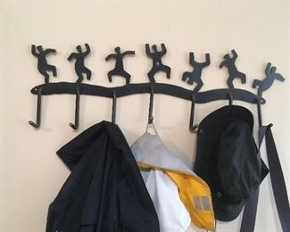 funky coat rack